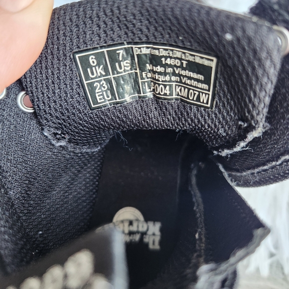 Dr. Martens JUNIOR 1460 GLITTER LACE-UP BOOTS - Picture 3 of 4